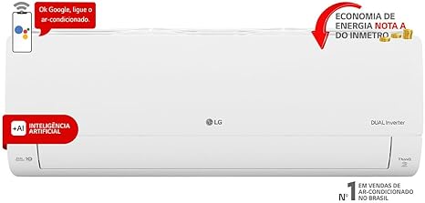 Ar Condicionado Hi Wall LG Dual Inverter Voice 9.000 Btus Frio 220v R-32