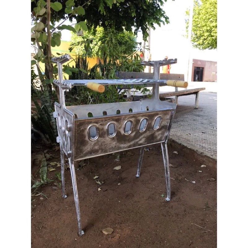 Churrasqueira Desmontável em Alumínio Fundido de Excelente Qualidade